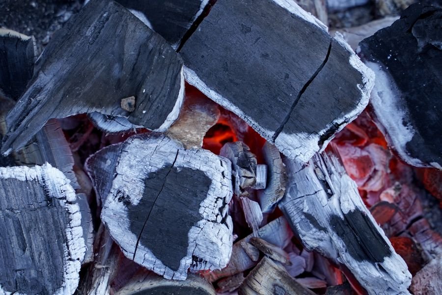 Smoke and embers — the source of the odor that ozone treatment is meant to neutralize